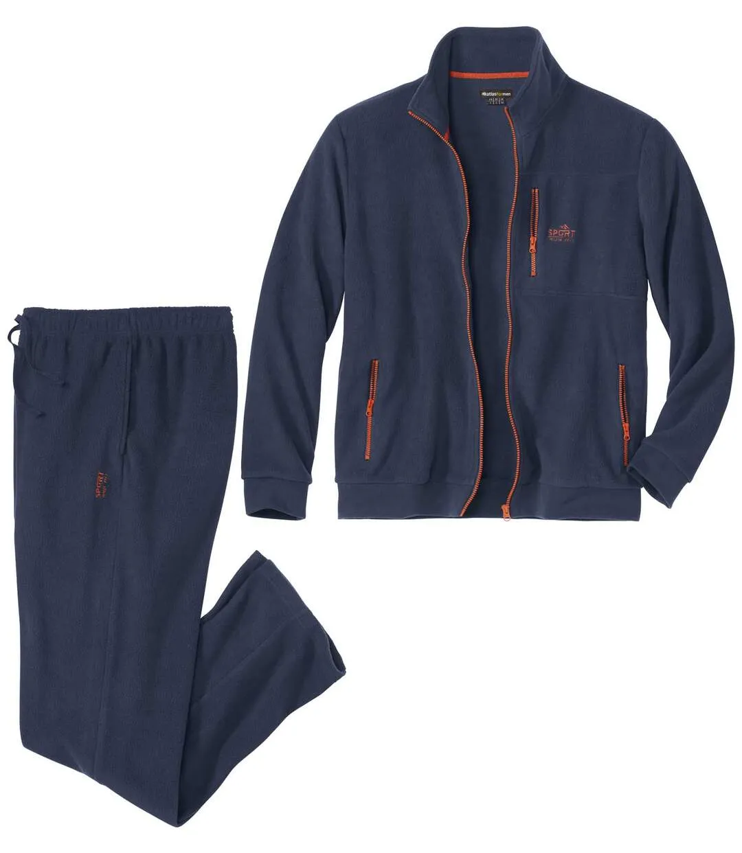 Men's Navy Fleece Tracksuit 